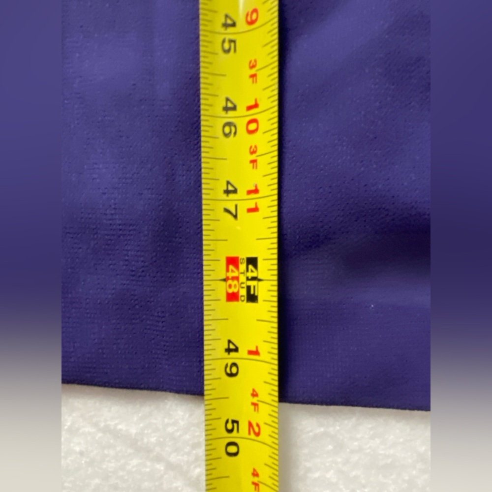 VTG 90’s Karin Stevens Red Hat Purple Lined Maxi Dress Size 16 - Picture 12 of 13